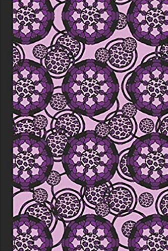 Animal Print Mandala Journal in shades of purple and black.