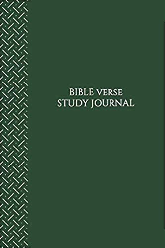 Bible Study Journal (Green and White)