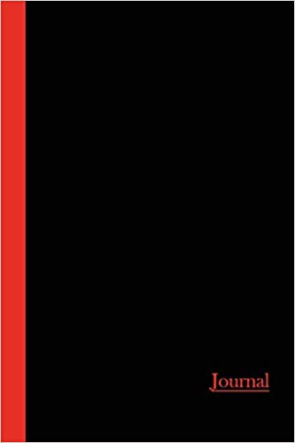 Color Duo journal in black and red.