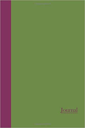 Color Duo Journal in green and purple.