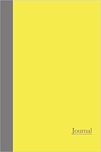 Color Duo Journal in yellow and grey.